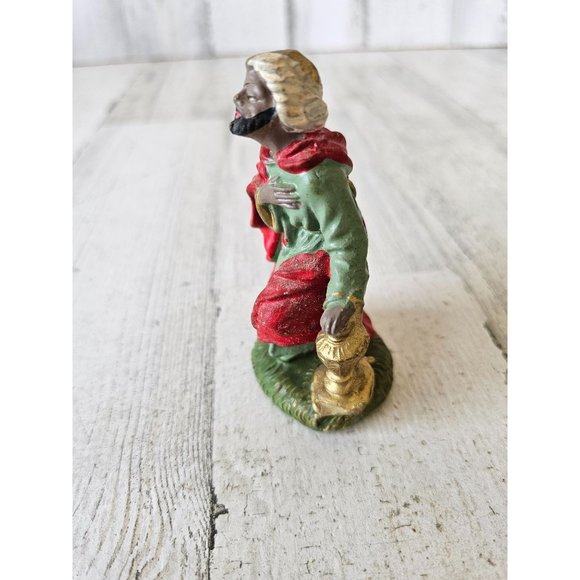 Vintage Italian fontanini Wiseman incense nativity village Xmas decor - Picture 3 of 8